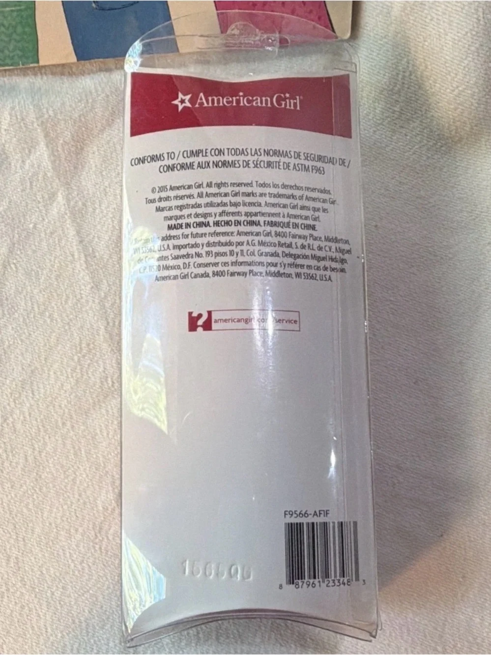 American Girl Brown Doll Hairbrush In Package & Friends Book Lot 2pc Ages 8+